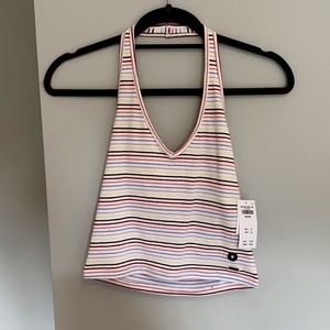 Hollister Striped Halter Top